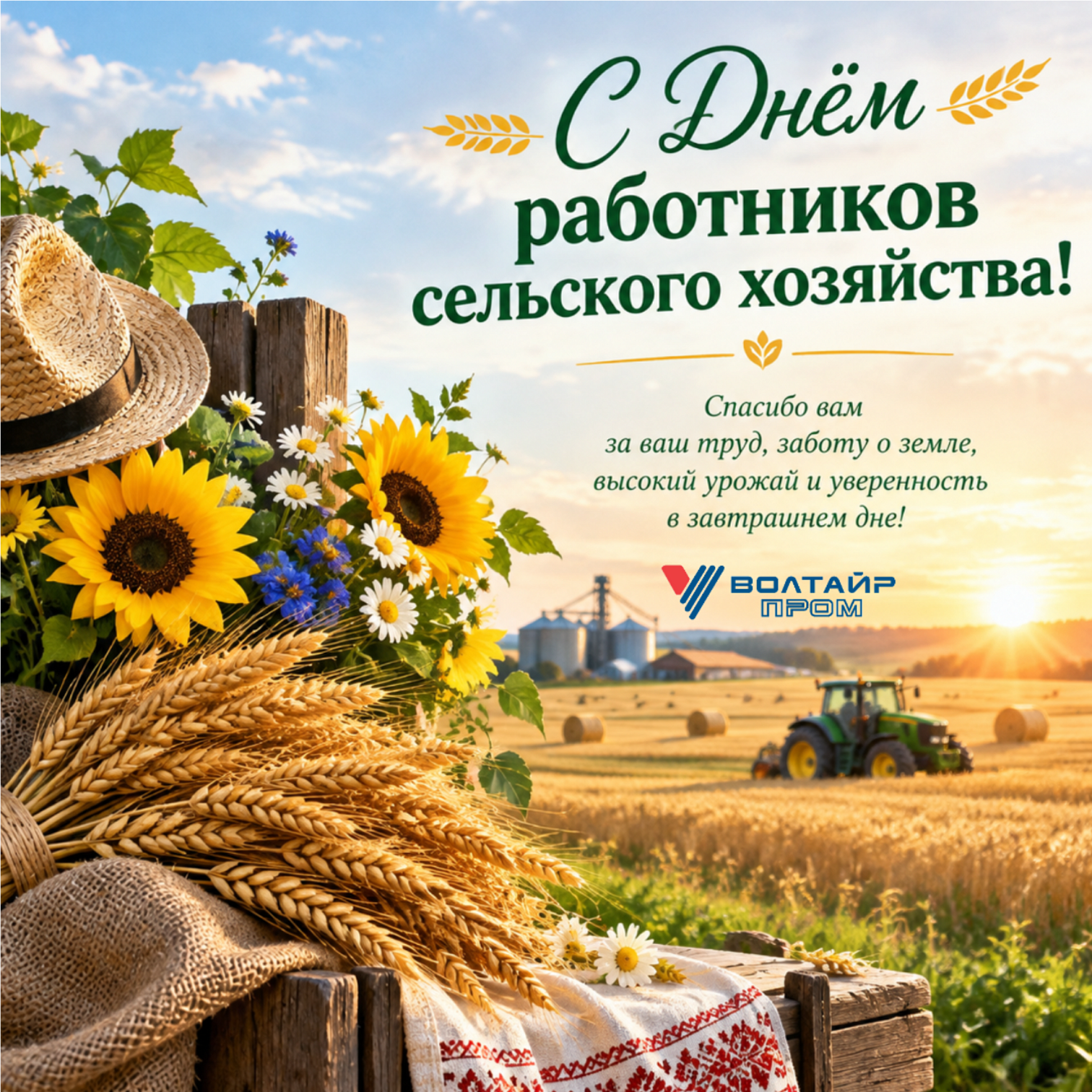С Днём работников сельского хозяйства!
